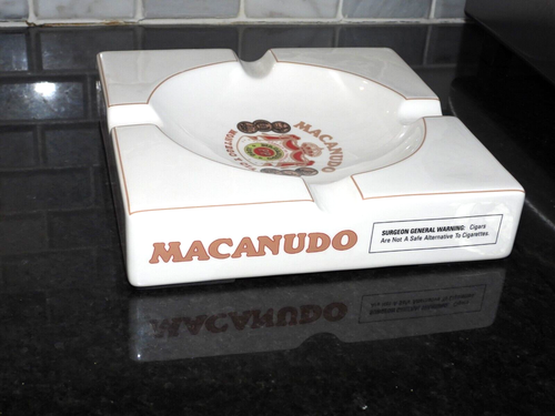 Macanudo Fine Bone China Aschenbecher unbenutzt schön ausgefallen - Bild 3 von 6