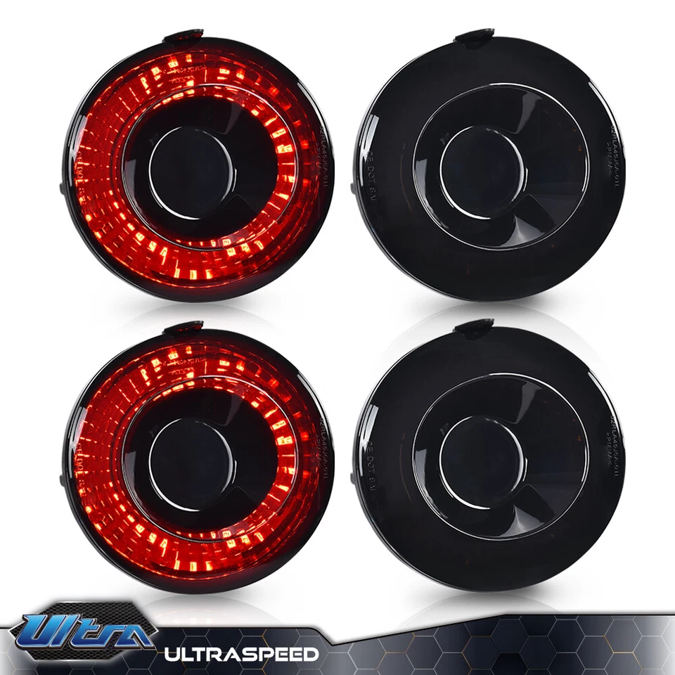 Luces traseras de lámpara de freno LED aptas para Chevrolet Corvette C6 2005-2013 cupé Foto 2 de 4