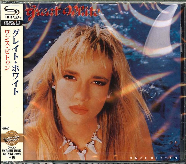 GREAT WHITE-ONCE BITTEN-JAPAN SHM-CD D50