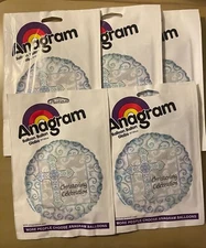 Set Of 5 Christening 18'' Anagram Balloons Birthday Party Decorations Supplies