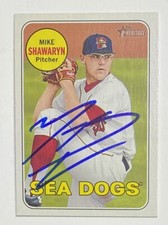 Mike Shawaryn Signed Topps #75 2018 Card Portland Sea Dogs Auto MLB RAD