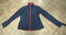 Chic-Fil-A Womens Blue Jacket Small Oobe Team Employee Replacement Fleece Lined
