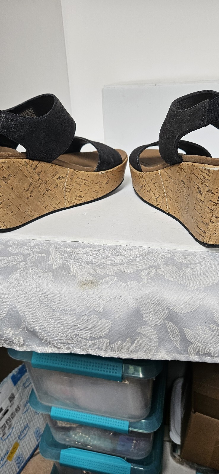 Skechers Women's High Heel Wedge Quarter Strap Sand… Gem