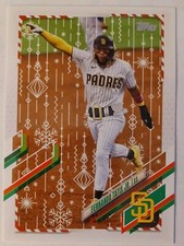  🎅 2021 Topps Holiday #HW1 Fernando Tatis Jr. SP Base Variation Santa Belt 🎅 