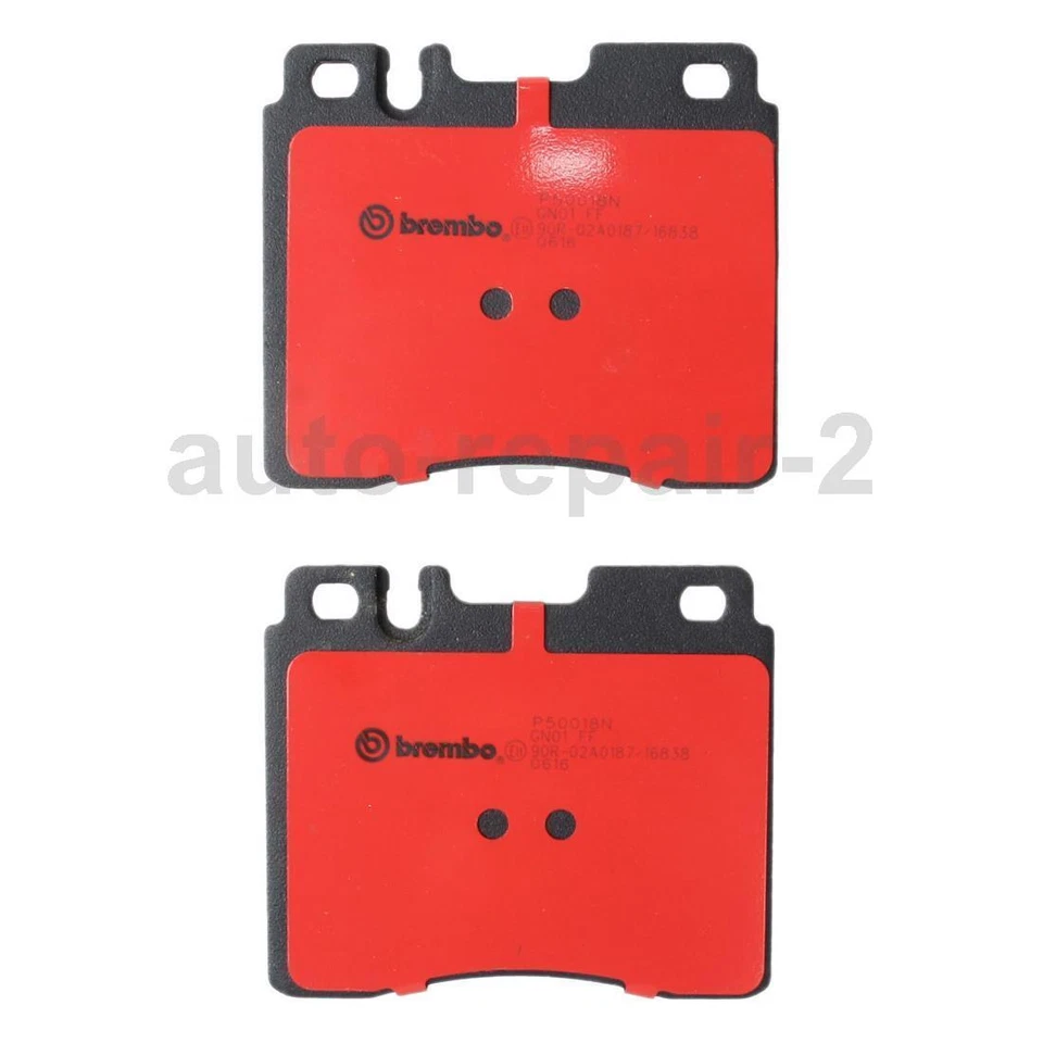 Juego de pastillas de freno de disco delanteras traseras Brembo 1992~1993 Mercedes-Benz 300SD Foto 3 de 4