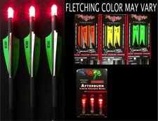 NEW 3 VICTORY CROSSBOW ARROW/BOLTS with 3 RED LIGHTED NOCKS  20" or 22" V6 SPORT