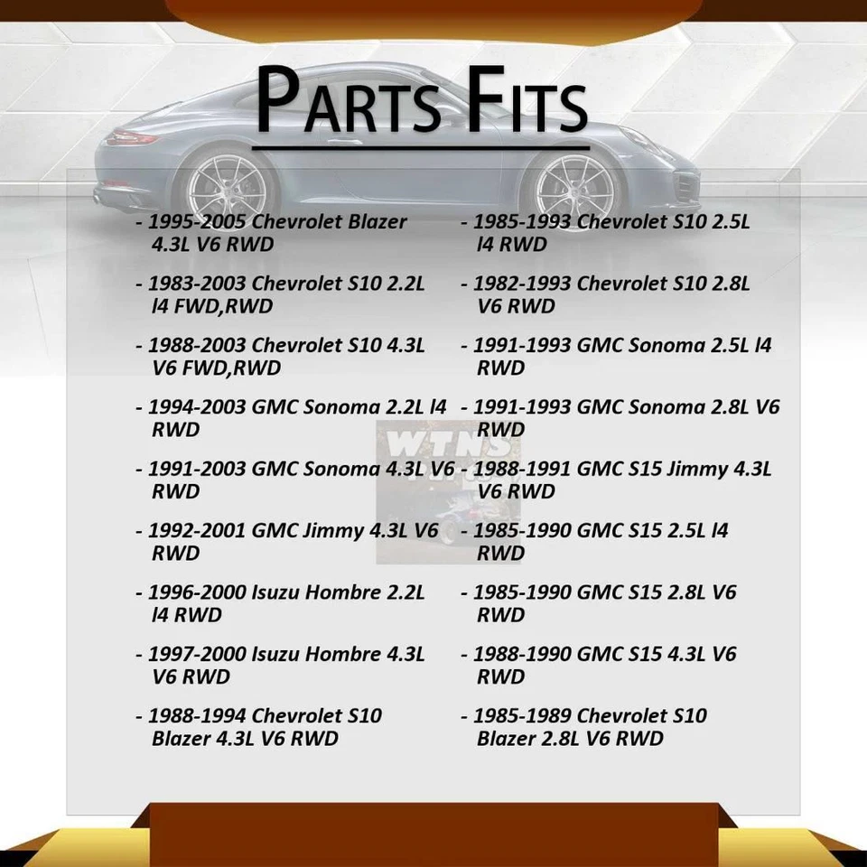 2x Brazos de control inferiores superiores delanteros para Chevrolet Blazer 2001 2000 1999 1998 Foto 2 de 4