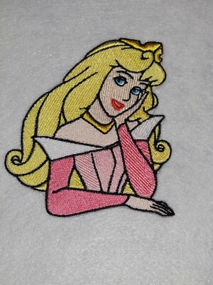 Aurora Sleeping Beauty DIY 3 3/4 inch  Iron on Embroidered  Applique Patch