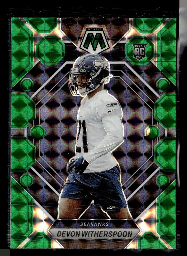 2023 MOSAIC GREEN ROOKIE 313 Devon Witherspoon
