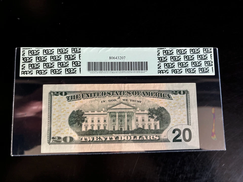 DBR 2009 $20 FRN Dallas STAR Fr. 2096-K* PCGS XF-40 PPQ Serial JK00207894* - Image 2 of 2