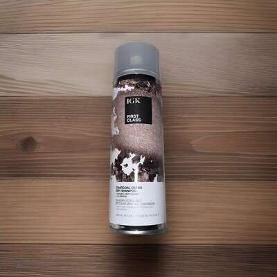 IGK First Class Charcoal Detox Dry Shampoo Full Size 6.3 Oz. Brand New