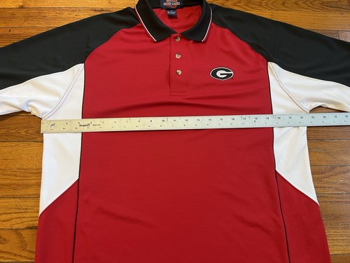 Georgia Bulldogs Polo Shirt Mens Medium College Football Short Sleeve UGA - Picture 5 of 5