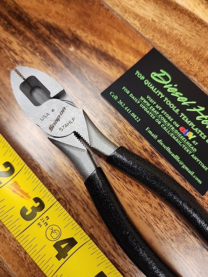 *NEW* Snap On 57AHLP - 7" Black Comfort Grip Linesman Pliers - FREE SHIPPING - Image 4 of 4