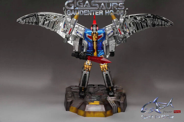 2022 Reissue! New GigaPower GP HQ-05R Gaudenter Swoop Blue Chrome Ver. Dinobots - Image 3 of 4