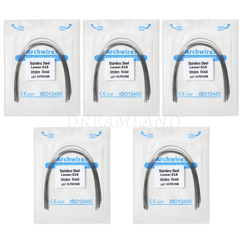 Sale Ortho NITI Arch Wire/Stainless/NITI Rectangular Arch Wire Full Sizes - Afbeelding 45 van 176