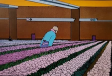 JEAN GIRAUD MOEBIUS 1984 SCREEN PRINT COLOR LITHOGRAPH ART PRINT SIGNED PG 1