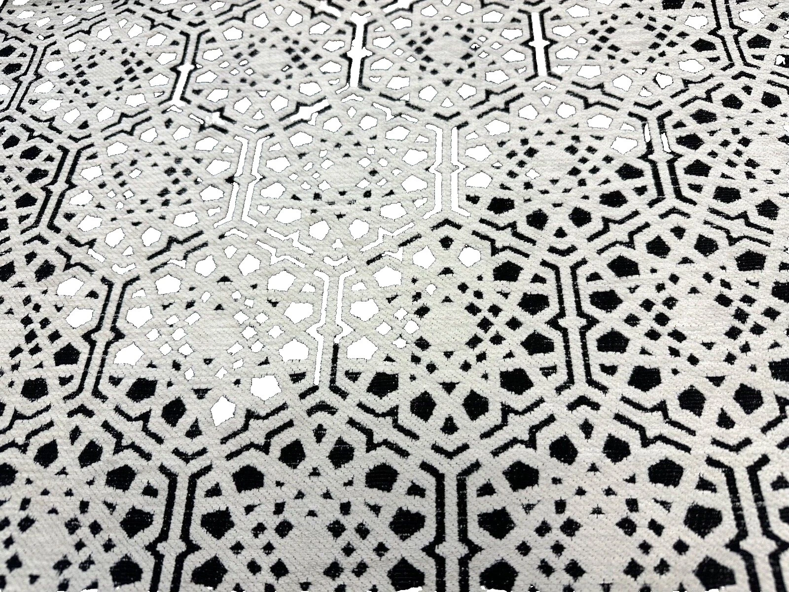 Upholstery Chenille Geometric Fabric