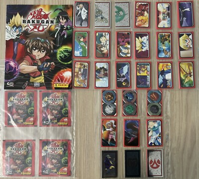 PANINI - Bakugan Battle Brawlers  - KOMPLETT - Album + Sticker - ungeklebt