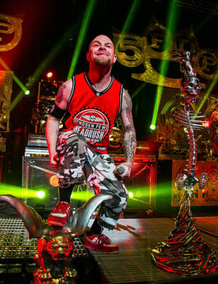 Ivan Moody of Five Finger Death Punch at in support of The Wrong S- Old Photo 10