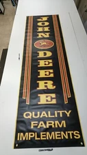 John Deere 30's Vertical Vintage Style Banner Dealer Promo Store Sign