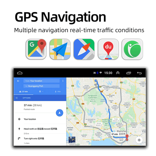 Autoradio CarPlay für VW Golf MK5 MK6 GPS Radio Sat Navi DAB mit WiFi BT 2+32G - Bild 9 von 14