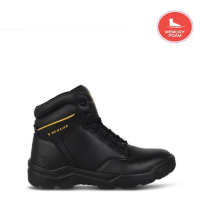 Dunlop Dakota Mens Steel Toe Cap Safety Boots Black UK 11 US 12