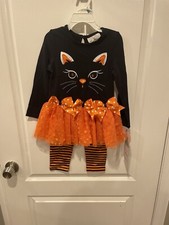 Rare Editions Size 4 Two Piece Girls Halloween Outfit