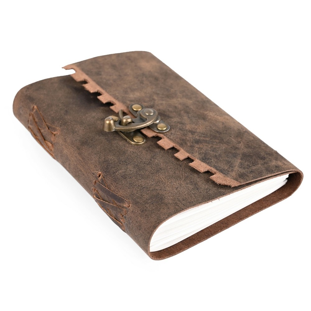 Handmade Leather Bound Journal Diary Notebook  
