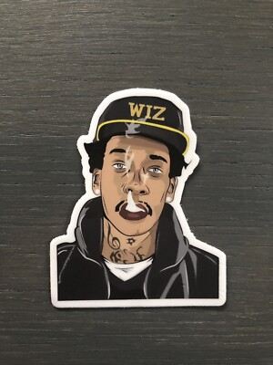 Wiz Khalifa Smoked Out Vinyl Sticker High Quality HIP HOP | eBay