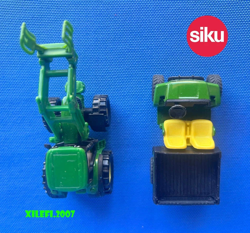 siku john deere gator 4x4 jeep 1481 trattore con pinze 1379 diecast COME DA FOTO - Immagine 2 di 4