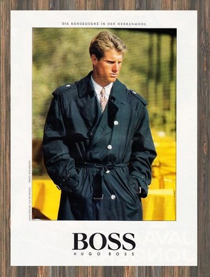 Hugo Boss - Reklame Werbeanzeige Original-Werbung 1988 (1)