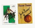JACK    GIVENS    KENTUCKY    2     CARD        AUTOGRAPHED    LOT