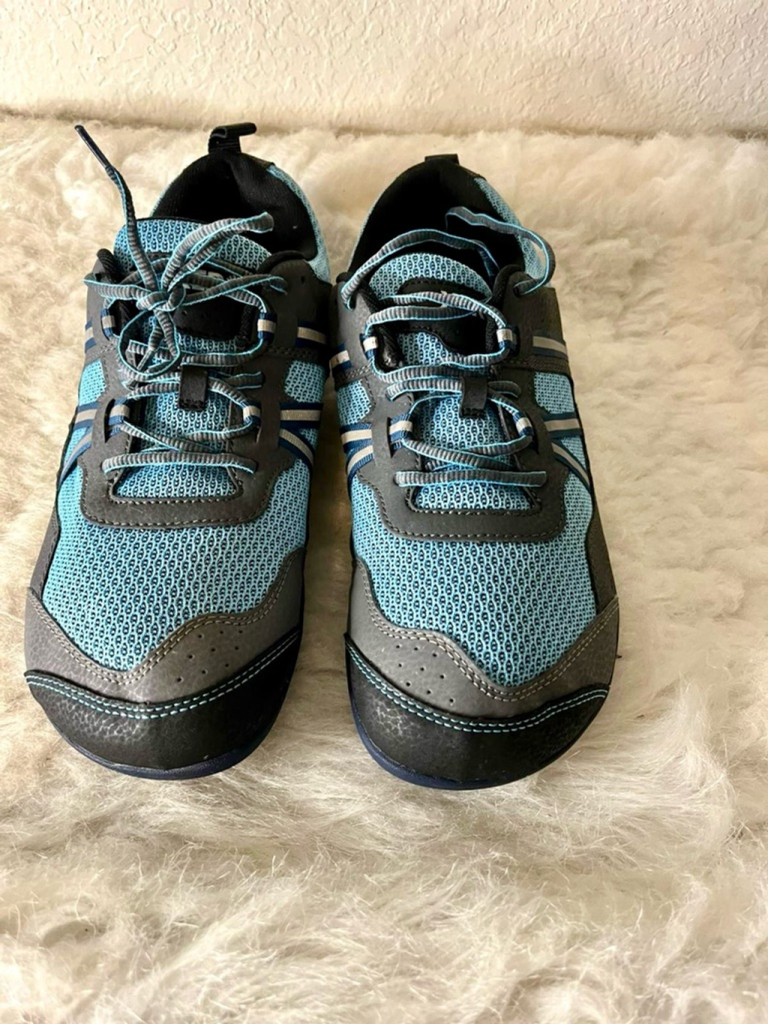 Xero Prio Blue Gray Zero Drop Barefoot sneakers Women Size 10.5
