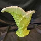 Vintage Mid Century Royal Haeger Pottery Green Leaf Planter Vase R301 USA