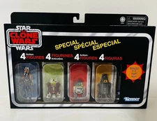 Star Wars Vintage Escape From Order 66 4-Pack Ahsoka Tano R7-A7, CH-33P, RG-G1