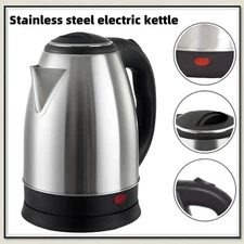 Electric Water Kettle 2L Hot Water Kettle Stainless Steel Hot Boil Tea Maker EU