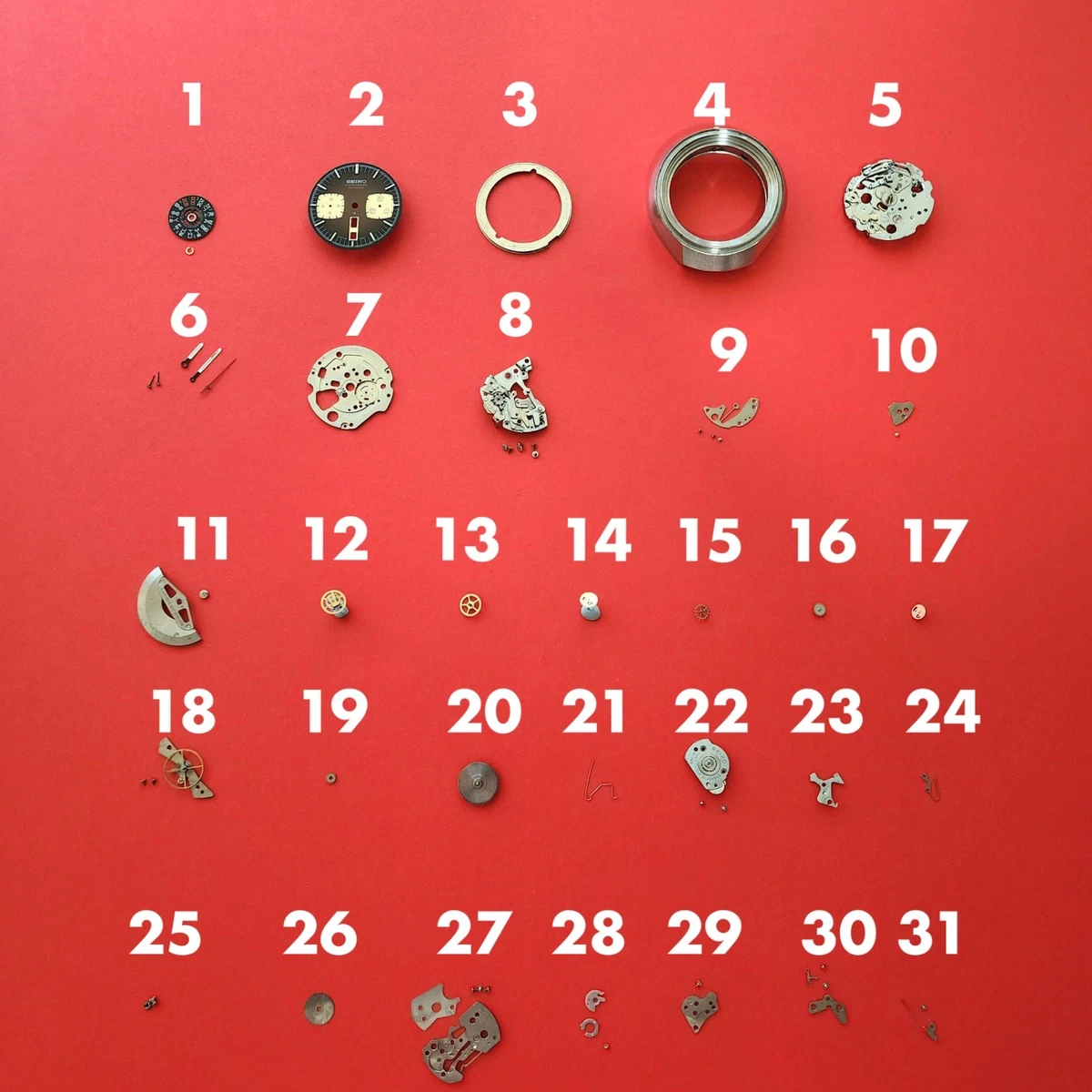精工机芯部件其他手表零件| eBay