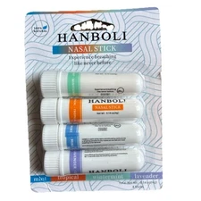 Nasal Stick Boosts Focus + Enhances Breathing HANBOLI STICK 4 pk
