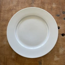 Fitz & Floyd EVERYDAY WHITE RIM Dinner Plate 11 in Porcelain 1 ea   3 available