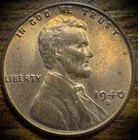 1940-S Lincoln Wheat Penny Cent Uncirculated Red #2