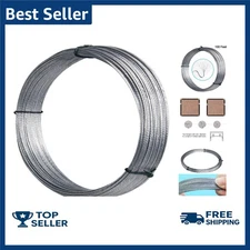 Picture Hanging Wire #2 100-Feet Braided Picture Wire Heavy for Photo Frame Pict