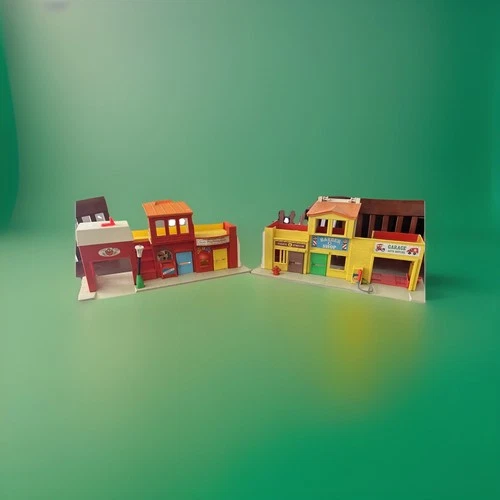 vintage fisher price little people Main Street