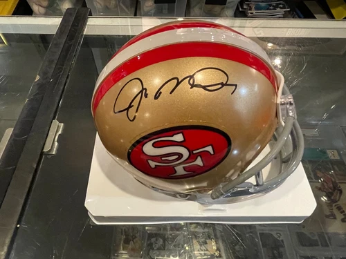 JOE MONTANA SAN FRANCISCO 49ERS SIGNED MINI HELMET BECKETT