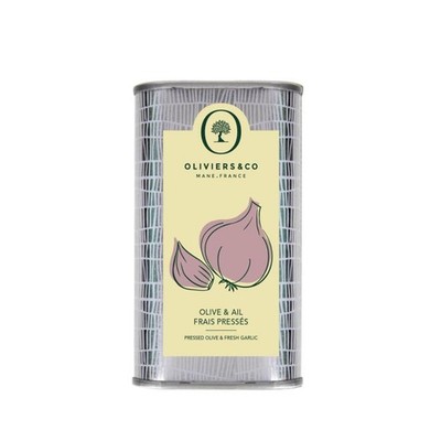 Fresh Garlic Olive Oil by OliviersCo | Premium Italian Extra Virgin Olive Oil...