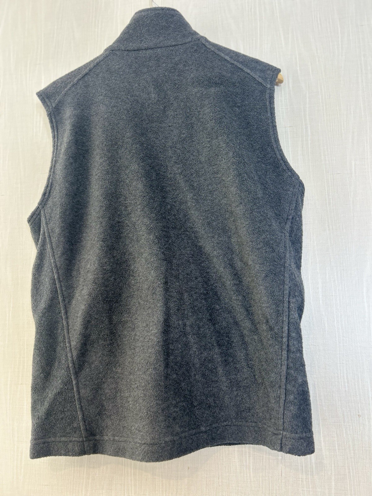 Columbia Vest Men's Size Medium Fleece Full Zip Black Embroidered Logo thumbnail 2