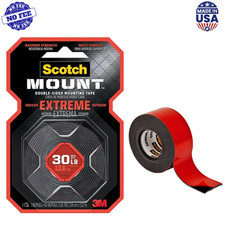 Scotch-Mount Extreme Double-Sided Mounting Tape 414H, 1 In X 60 In