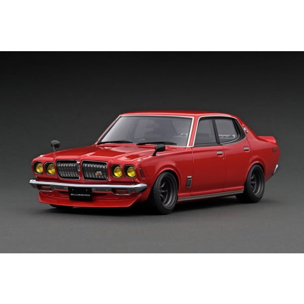 ミニカー 1/18 Nissan Bluebird 2000GTX With Engine Ignition Model 1:18 Nissan Bluebird U 2000GTX (G610) White