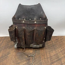 Vintage Craftsman Leather Tool Pouch #940487 Vintage Cowhide