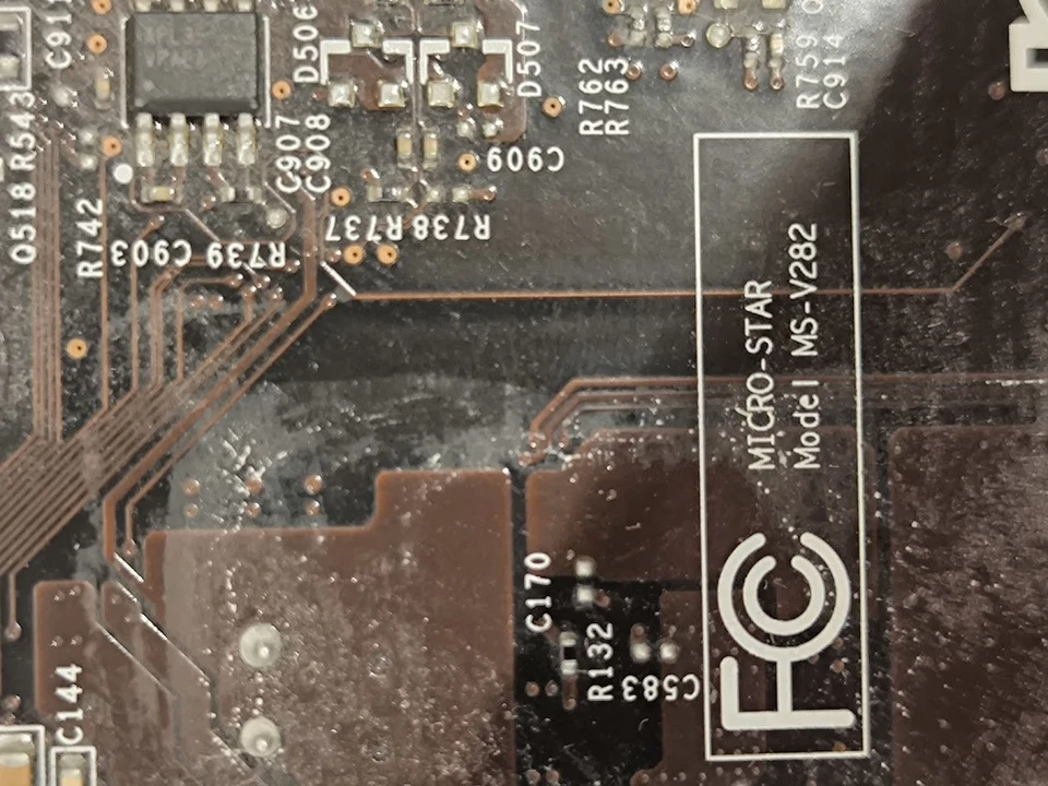 MSI Twin Frozr Graphics Card - Used, Working, Model MS-V282 - Image 2 of 3