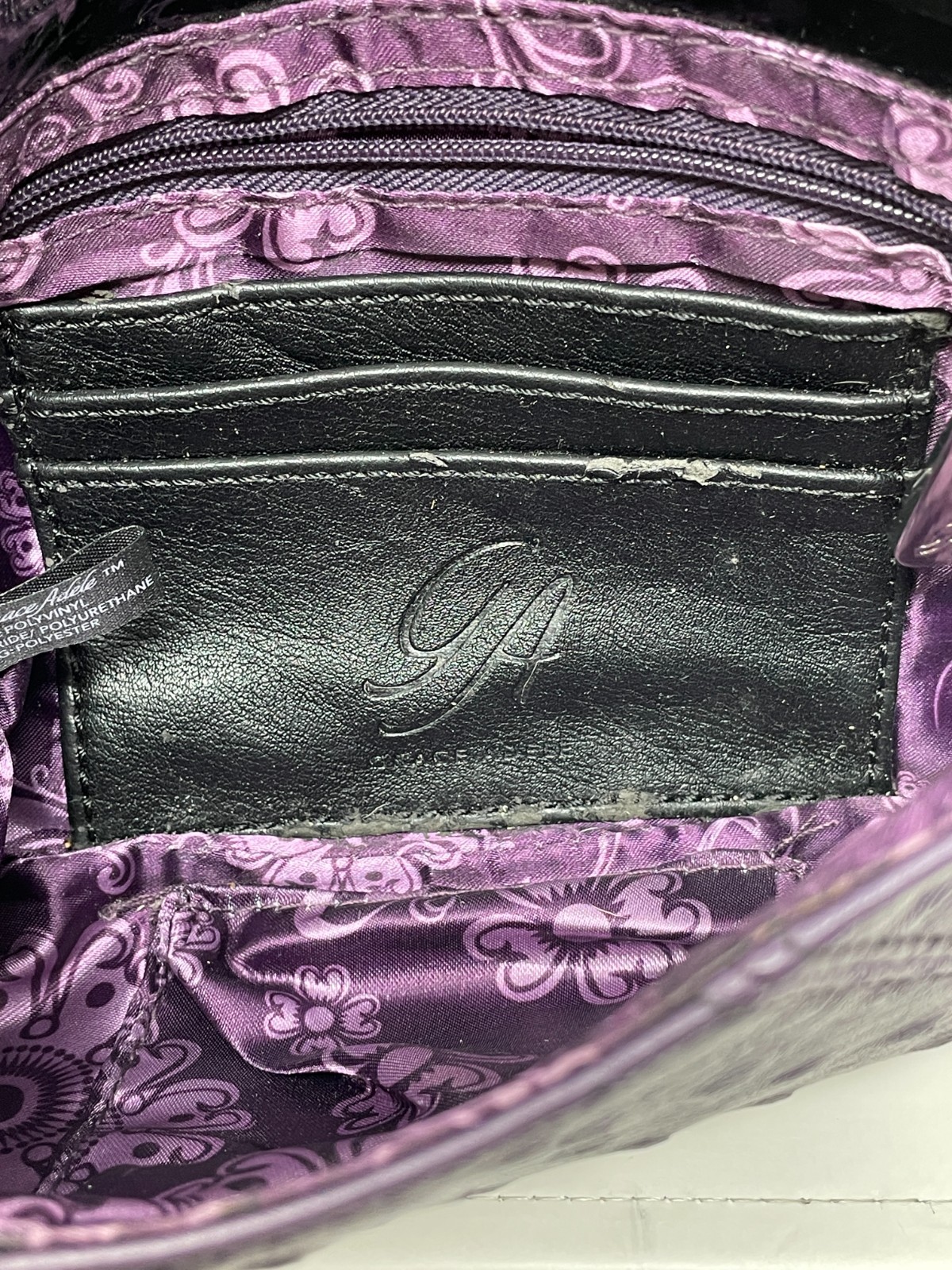 Grace Adele Removeable Strap Clutch Purse Faux Pu… - image 7